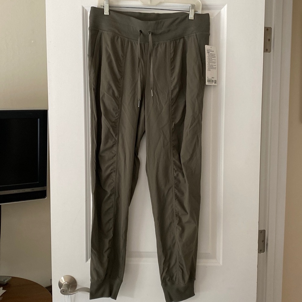 Army green brand new LuLulemon joggers.
